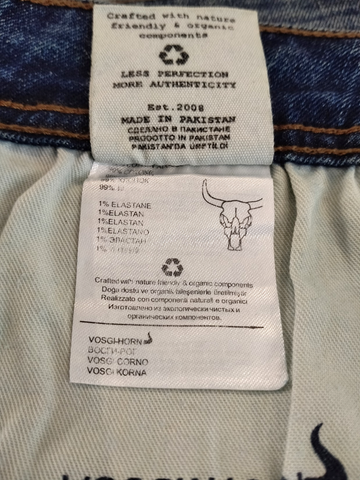 ESH-HOOR's Slim Fit 05 Pocket, Recycled Cotton, Sustainable Denim Jean