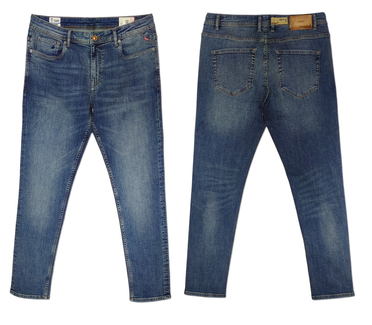 ESH-HOOR's Slim Fit 05 Pocket, Recycled Cotton, Sustainable Denim Jean