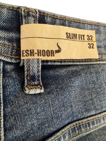 ESH-HOOR's Slim Fit 05 Pocket, Recycled Cotton, Sustainable Denim Jean