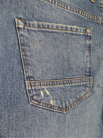 MOHATTA Men's Slim Fit 05 Pockets Recycled Cotton Sustainable Denim Jean