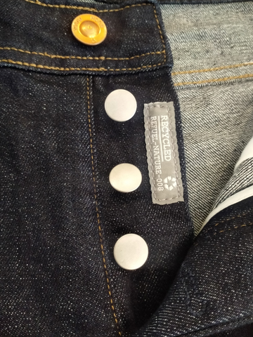 SINK & RISE Men’s Slim Fit 05 Pockets Recycled Cotton, Sustainable Denim Jean