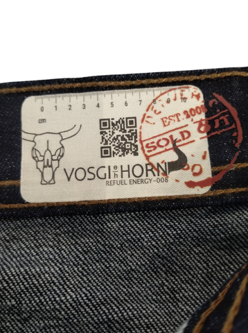 SINK & RISE Men’s Slim Fit 05 Pockets Recycled Cotton, Sustainable Denim Jean