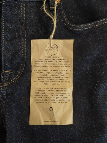 SINK & RISE Men’s Slim Fit 05 Pockets Recycled Cotton, Sustainable Denim Jean
