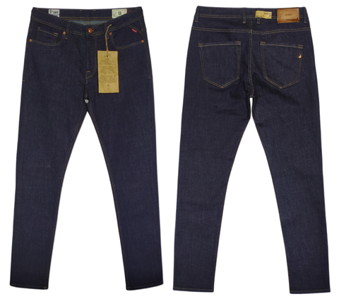 SINK & RISE Men’s Slim Fit 05 Pockets Recycled Cotton, Sustainable Denim Jean