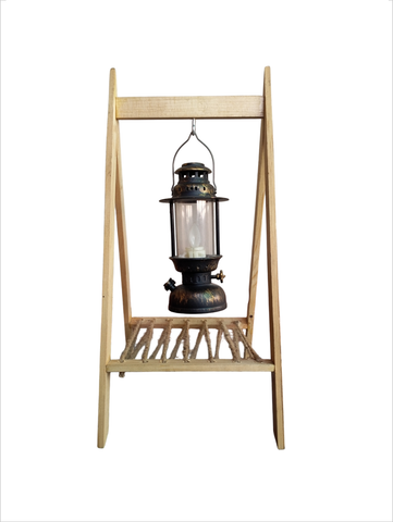 HAND CRAFTED INTERIOR DECORATIVE WOODEN FRAME CANDLE, LANTERN LAMP