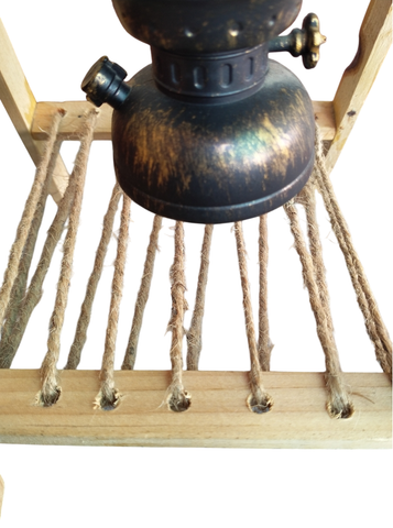HAND CRAFTED INTERIOR DECORATIVE WOODEN FRAME CANDLE, LANTERN LAMP